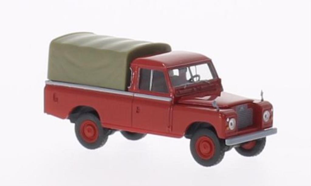 Land Rover 109 1/87 Brekina Plane red mit Plane diecast model cars