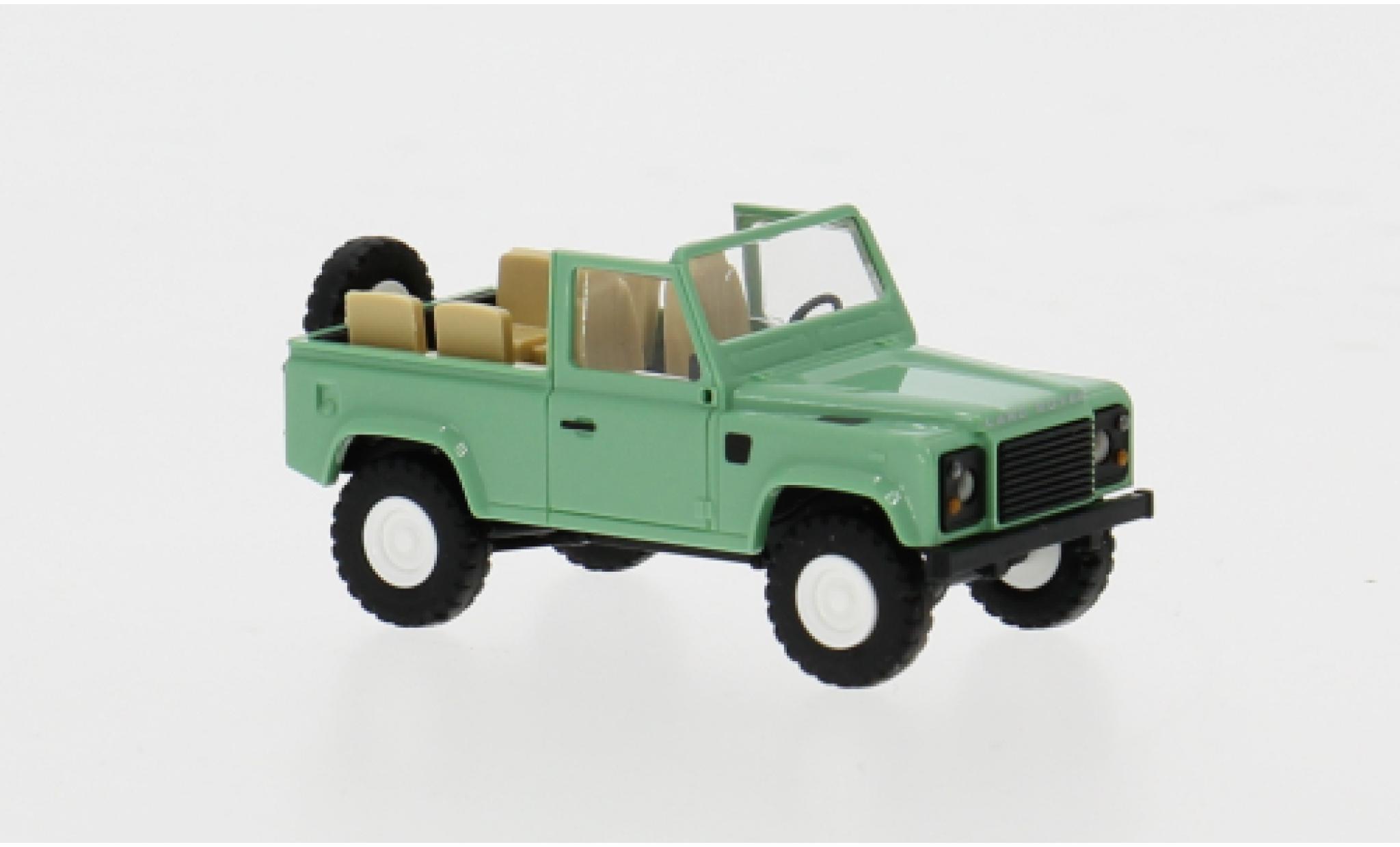 Land Rover Defender 1/87 Busch 90 blue 1983 1:87 diecast model cars