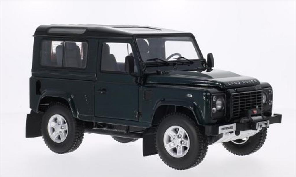 Land Rover Defender 1/18 Kyosho 90 metallic grun/black diecast model cars
