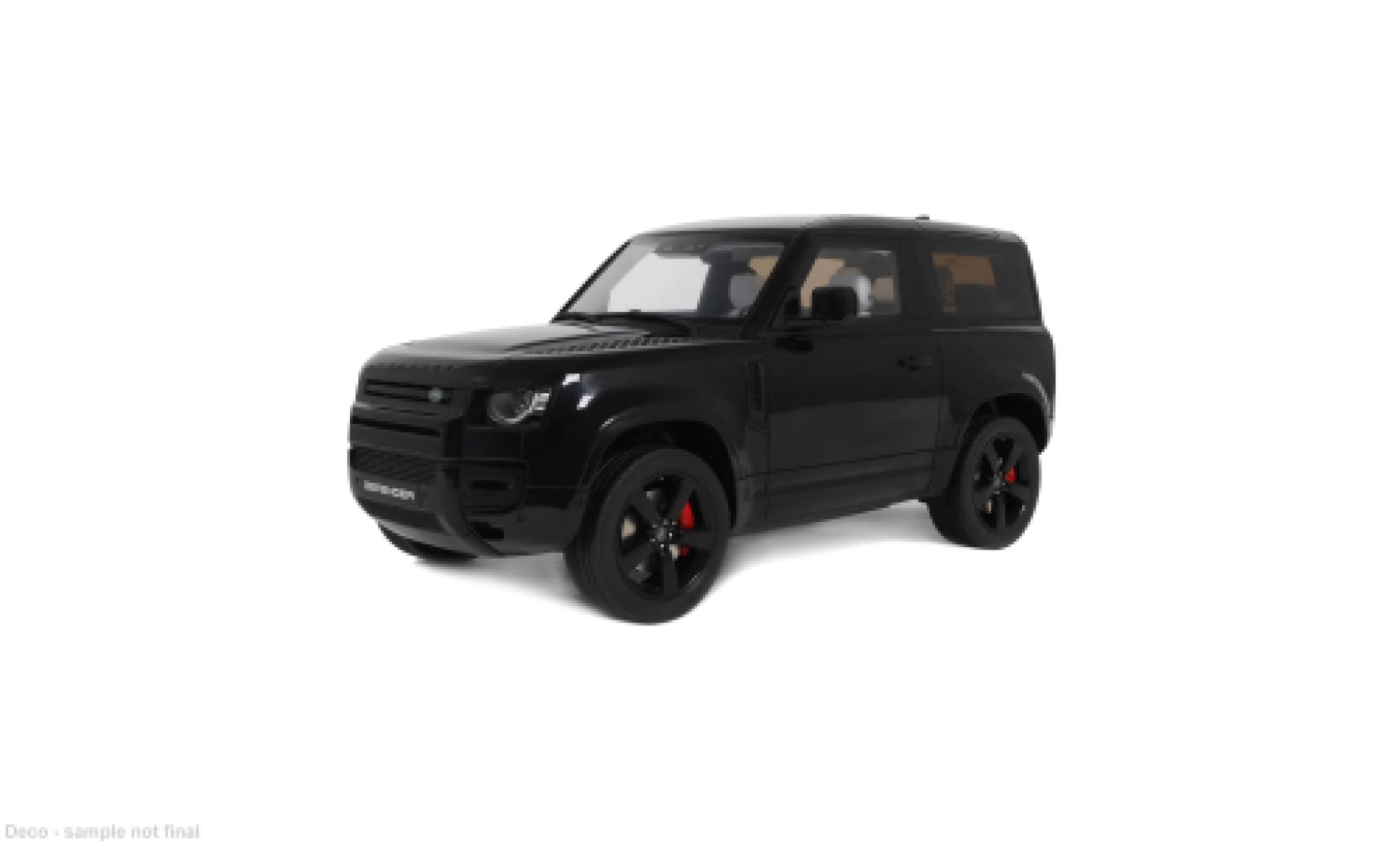 Land Rover Defender 1/18 GT Spirit 90 black 2021 1:18 diecast model cars