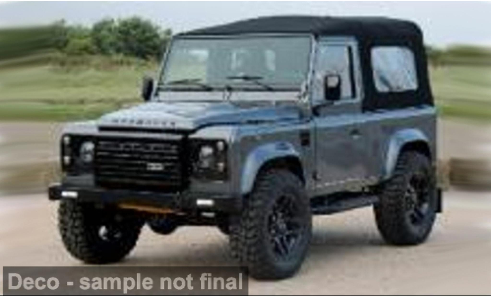 Land Rover Defender 1/18 Solido 90 silver 1:18 diecast model cars