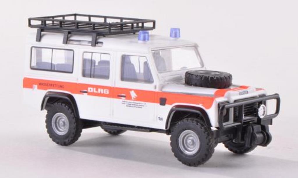 Land Rover Defender 1/87 Busch mit Dachgepacktrager DLRG 1983 diecast model cars
