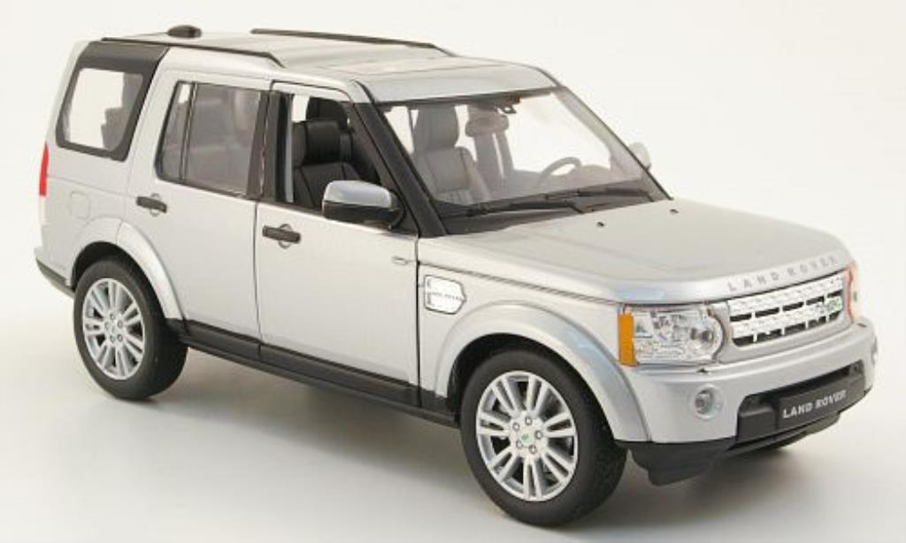 Land Rover Discovery 1/24 Welly 4 grey diecast model cars