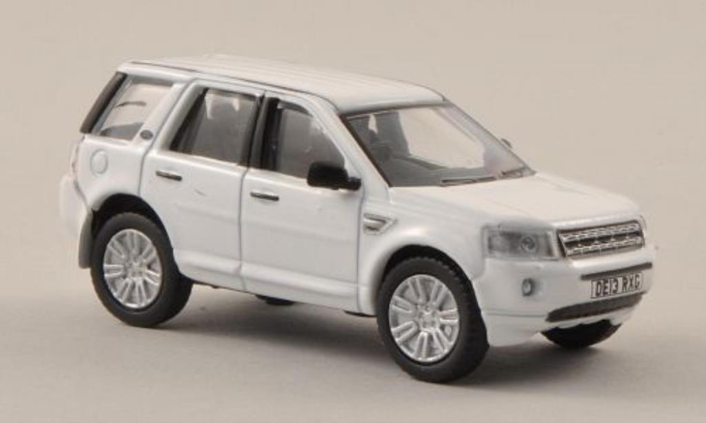 Land Rover Freelander 1/76 Oxford 2 white diecast model cars