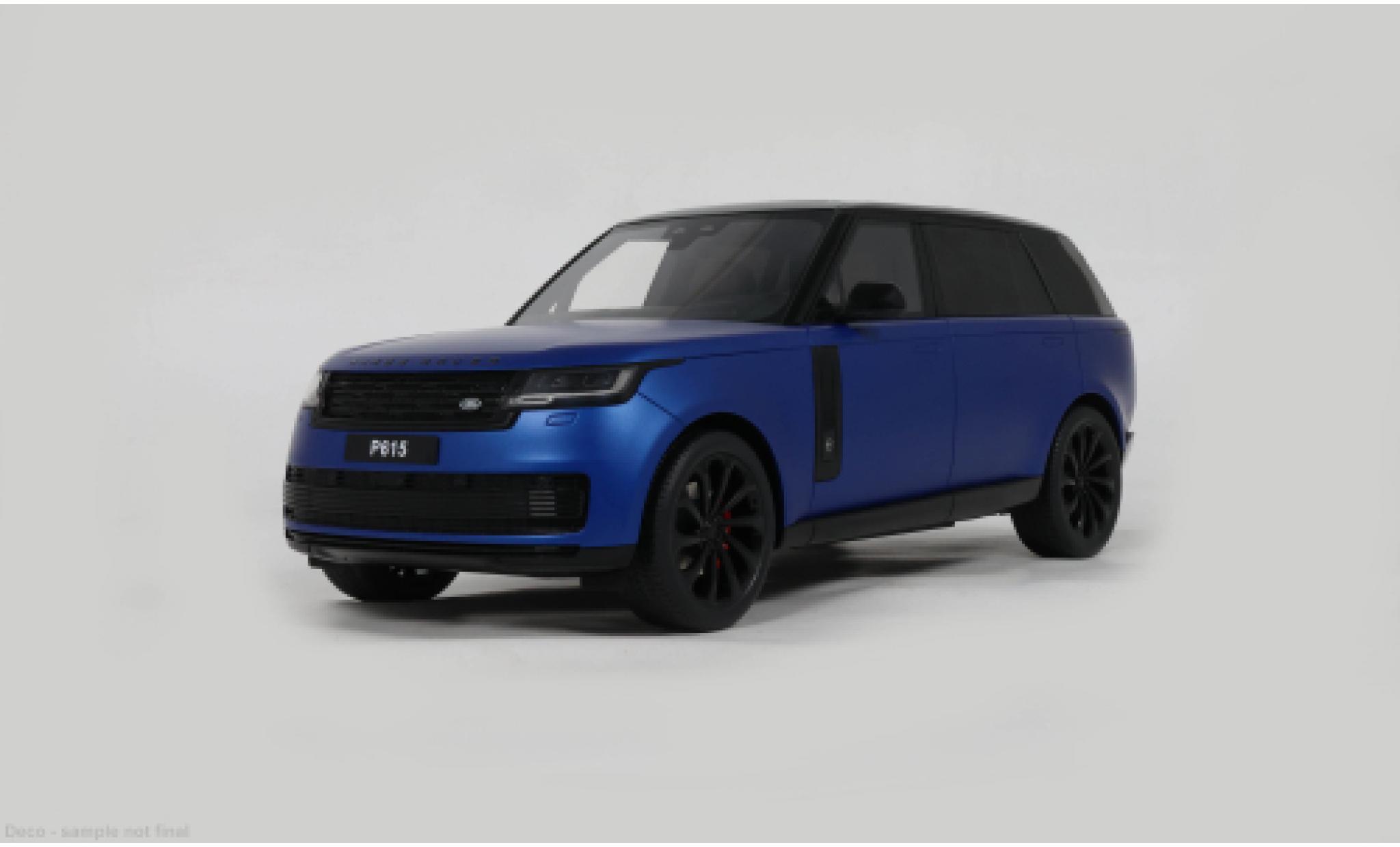 Land Rover Range Rover 1/18 GT Spirit P615 SV blue/black 2024 1:18 diecast model cars