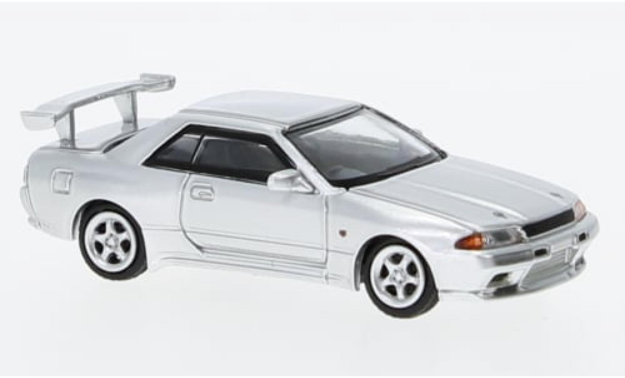 Nissan Skyline 1/87 Lang Feng Model GT-R (R32) silver 1:87 diecast model cars