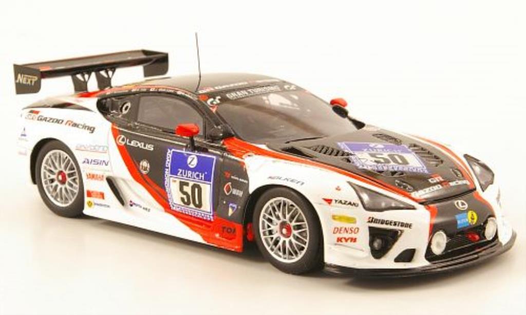 Lexus LFA 1/43 Ebbro No.50 Gazoo Racing 24h Nurburgring 2010 / K.Oshima diecast model cars