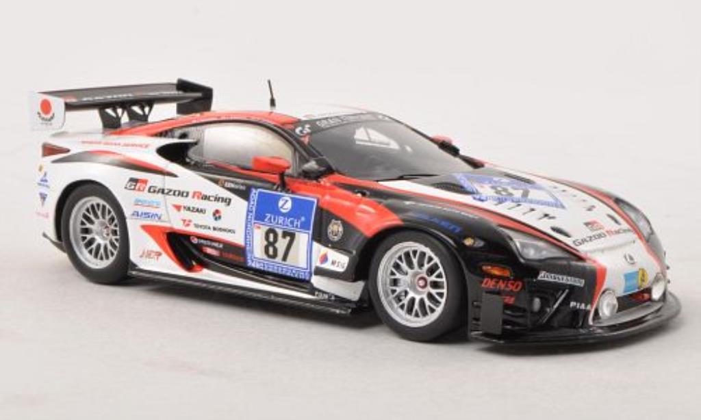 Lexus LFA 1/43 Ebbro No.87 Gazoo Racing 24h Nurburgring 2011 /A.Lotterer diecast model cars