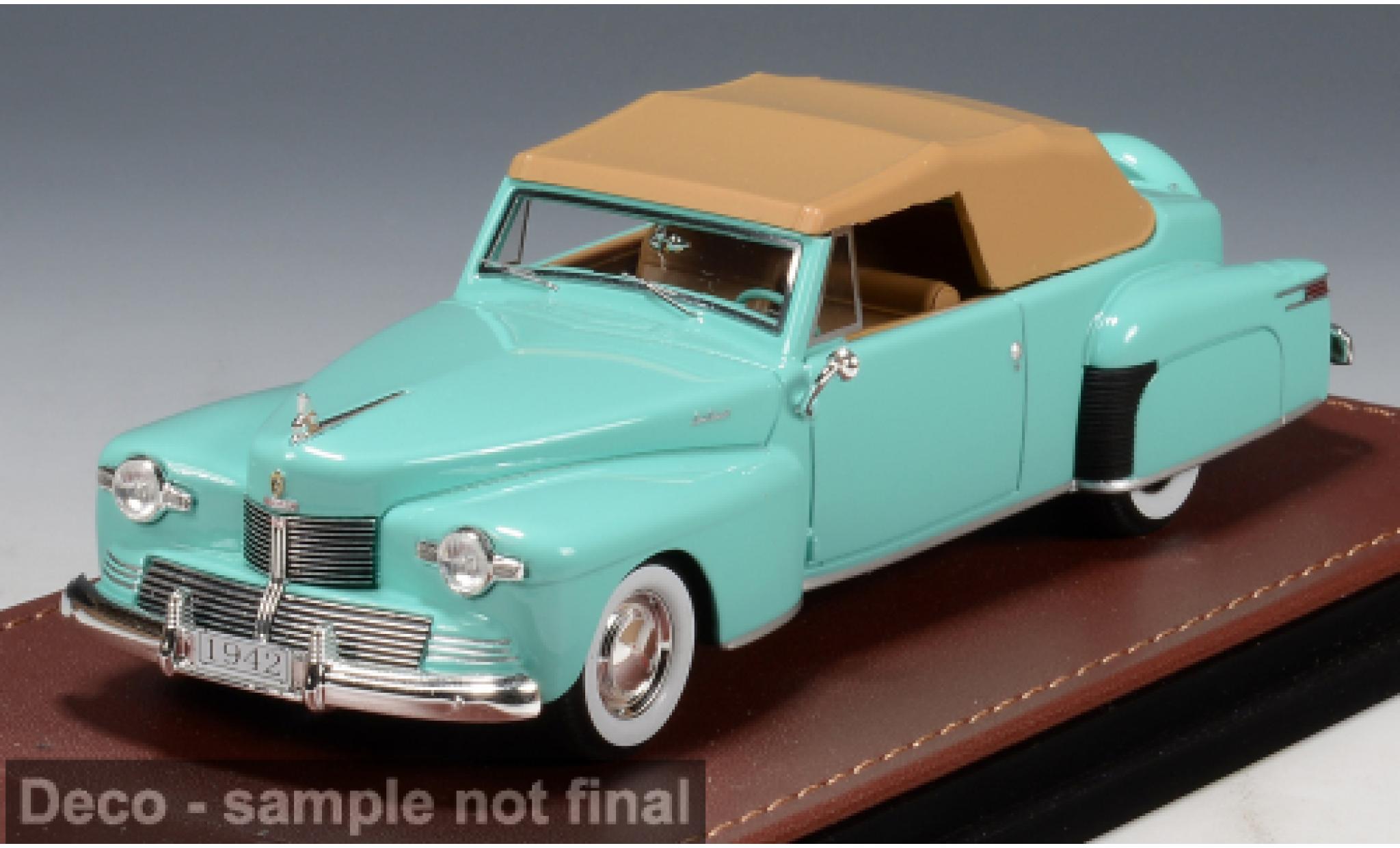 Lincoln Continental 1/43 GLM t&uuml;rkis 1942 1:43 diecast model cars