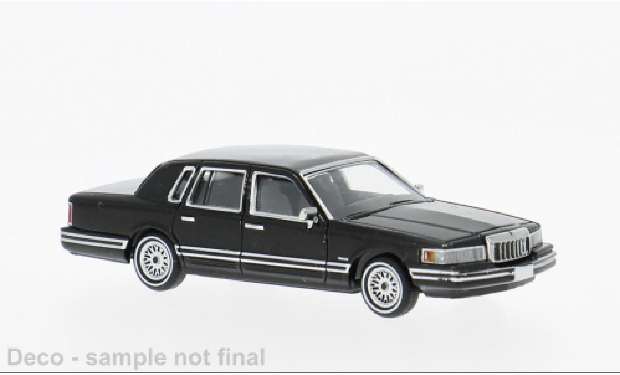 Lincoln Town Car 1/87 PCX87 black 1991 1:87 diecast model cars