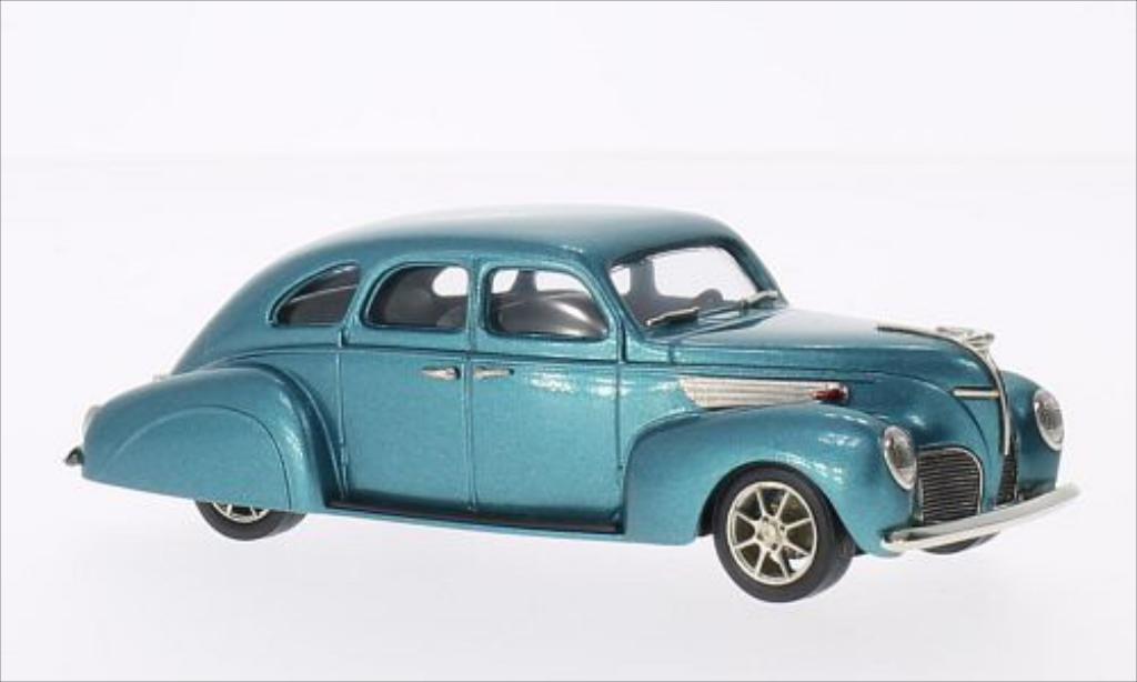 Lincoln Zephyr 1/43 Brooklin 4-door metallic turkis 1938 diecast model cars