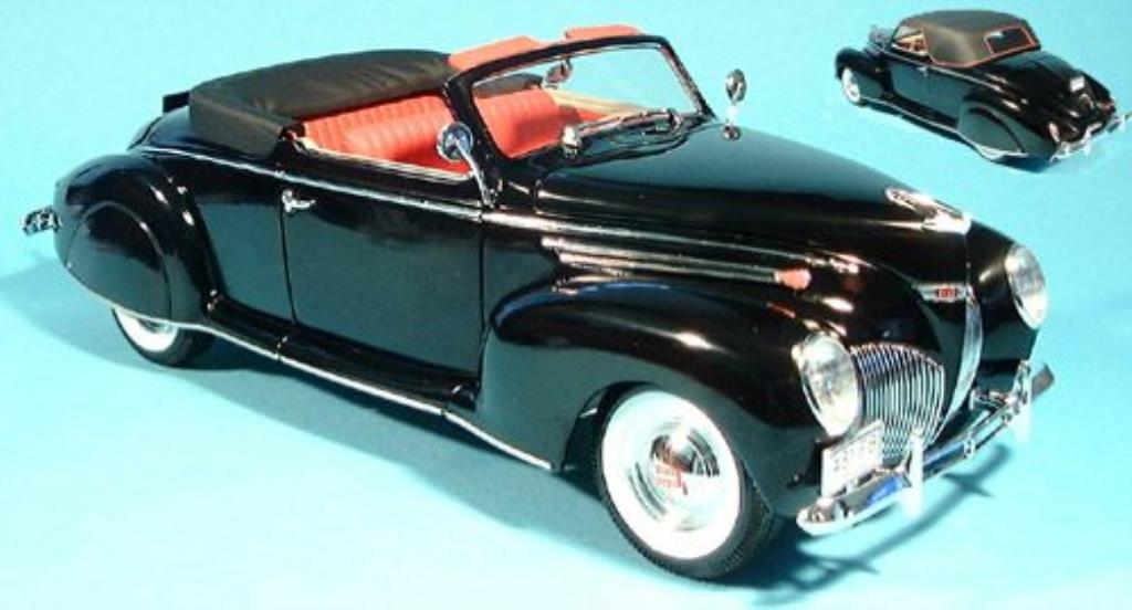 Lincoln Zephyr 1/18 Signature black 1939 diecast model cars