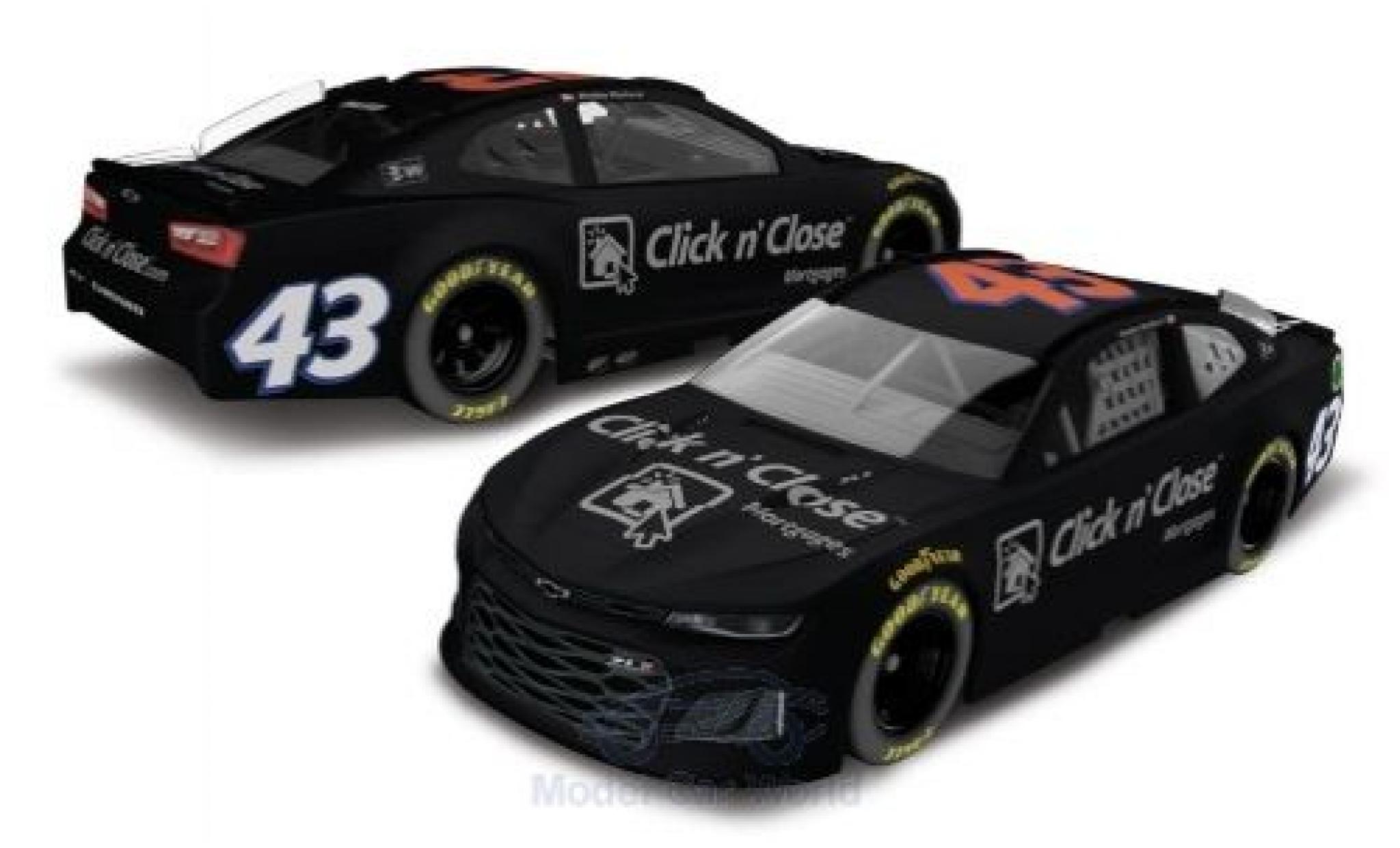 Chevrolet Camaro 1/64 Lionel Racing No.43 Richard Petty Motorsports Click n Close Nascar 2018 Testfahrzeug D.Wallace Jr. diecast model cars