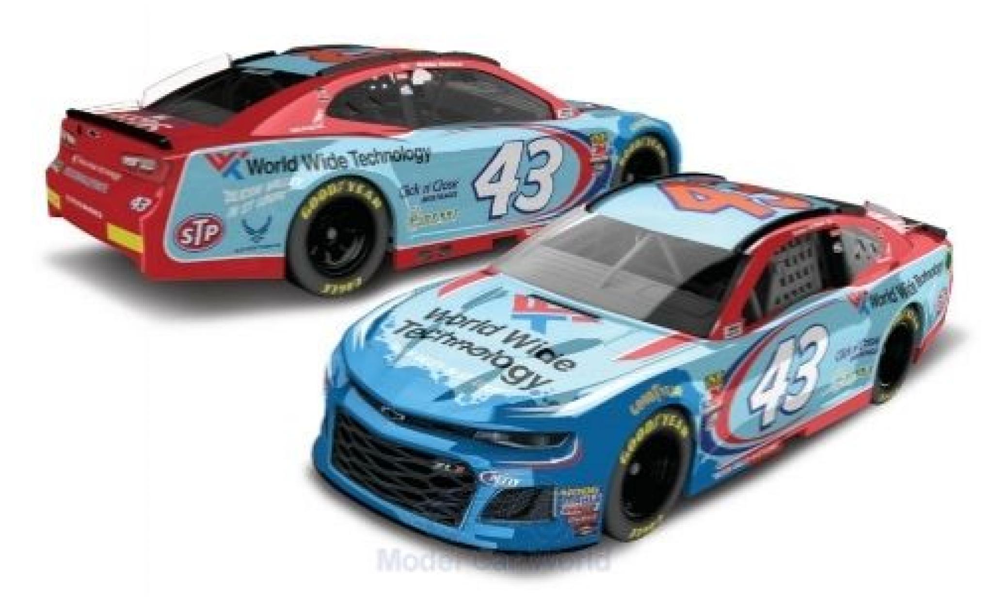 Chevrolet Camaro 1/64 Lionel Racing No.43 Richard Petty Motorsports World Wide Technology Nascar 2018 D.Wallace Jr. diecast model cars