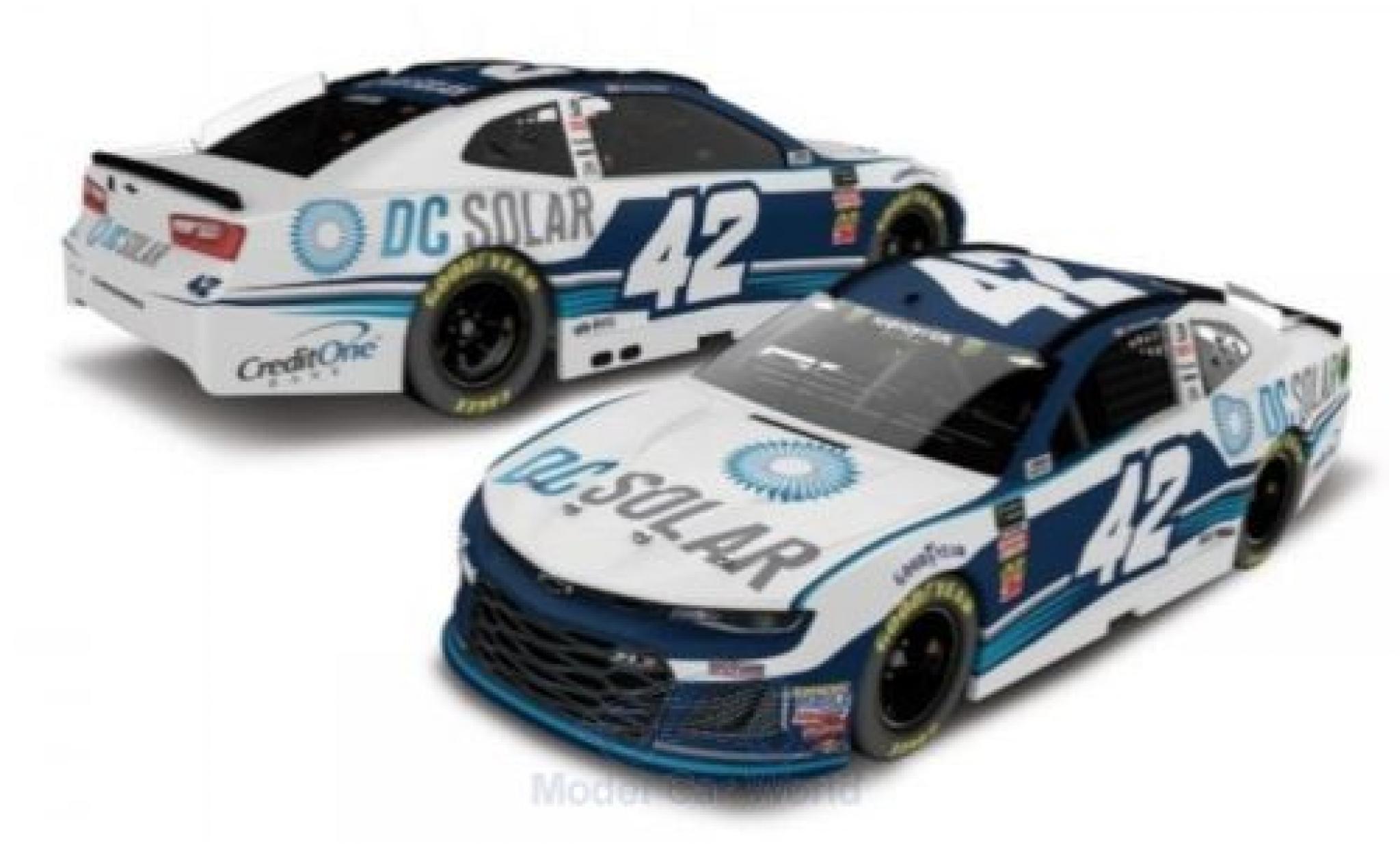 Chevrolet Camaro 1/64 Lionel Racing ZL1 No.42 Chip Ganassi Racing DC Solar Nascar 2018 K.Larson diecast model cars