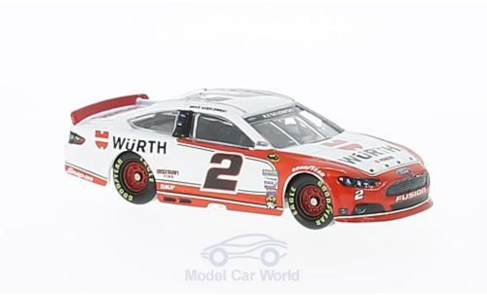 Ford Fusion 1/64 Lionel Racing No.2 Team Penske W&uuml;rth Nascar 2014 B.Keselowski diecast model cars