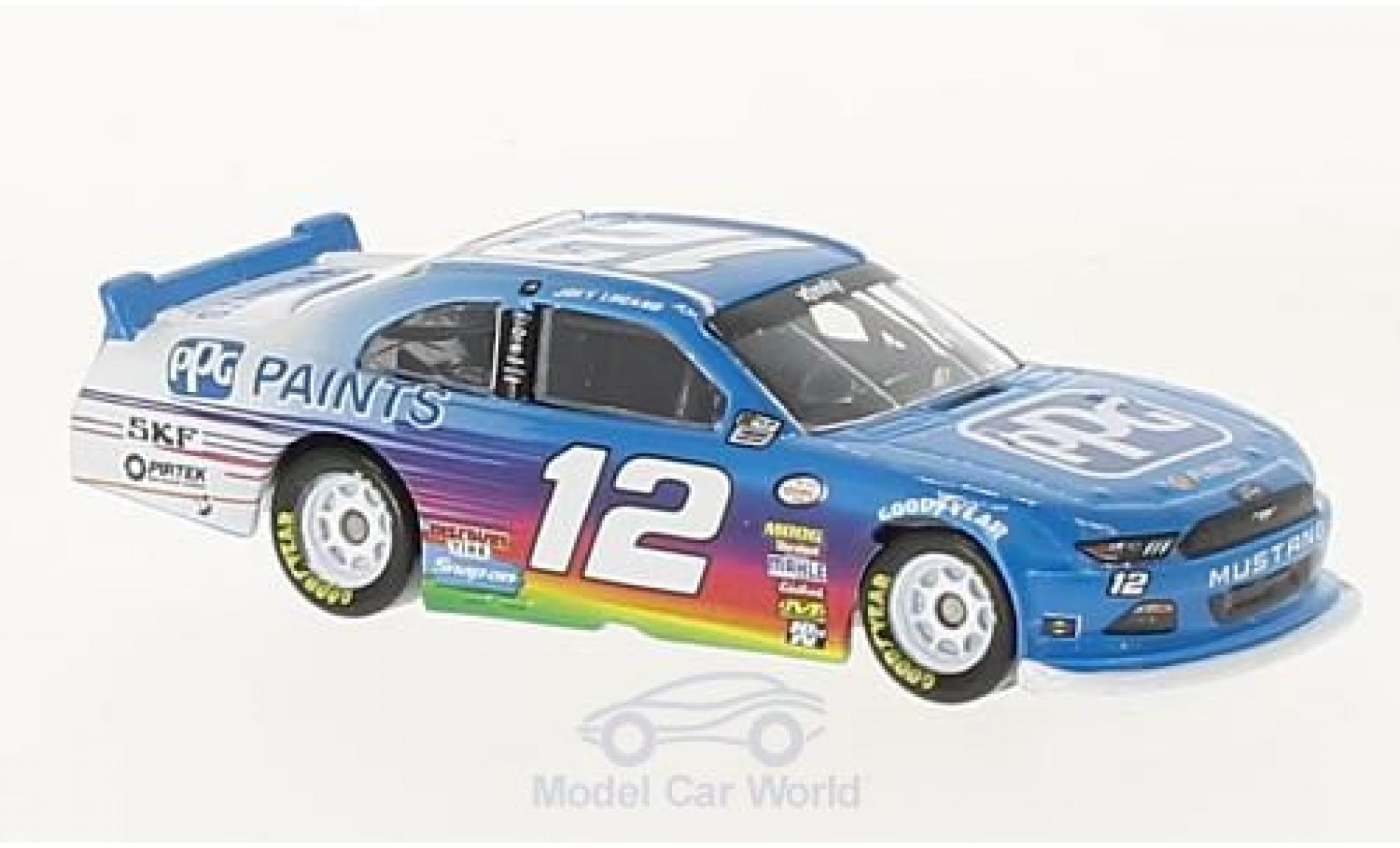 Ford Mustang 1/64 Lionel Racing No.12 Team Penske PPG Paints Nascar 2017 J.Logano ohne Vitrine diecast model cars