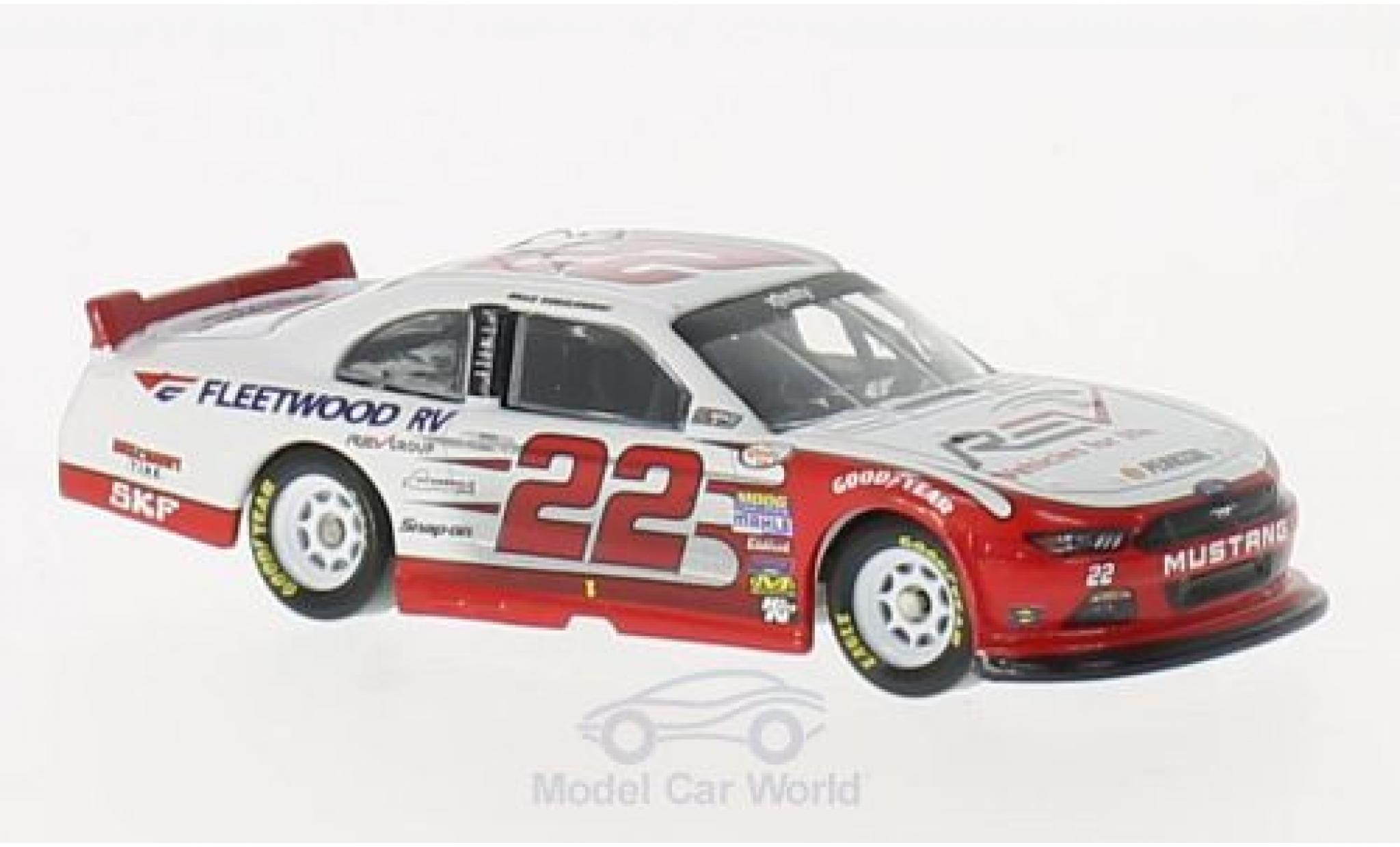 Ford Mustang 1/64 Lionel Racing No.22 Fleetwood RV Nascar 2016 B.Keselowski diecast model cars