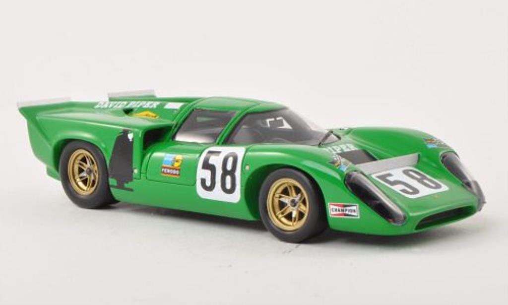 Lola T70 1/43 Spark MK3B No.58 David Piper Vainqueur Magny-Cours 1970 diecast model cars