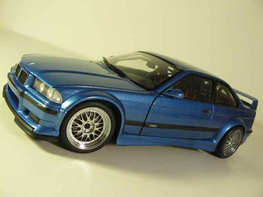 Bmw M3 E36 1/18 Ut Models GTR E36 blue estoril diecast model cars
