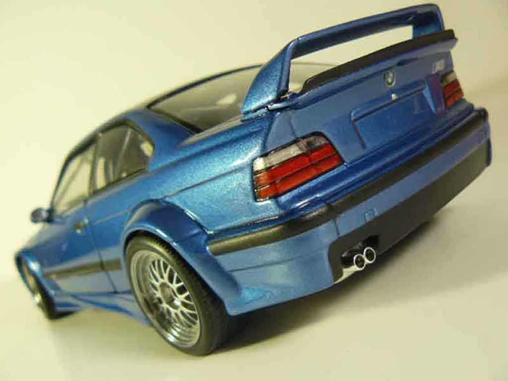 Bmw M3 coupe GTR E36 blue estoril 1/18 Ut Models