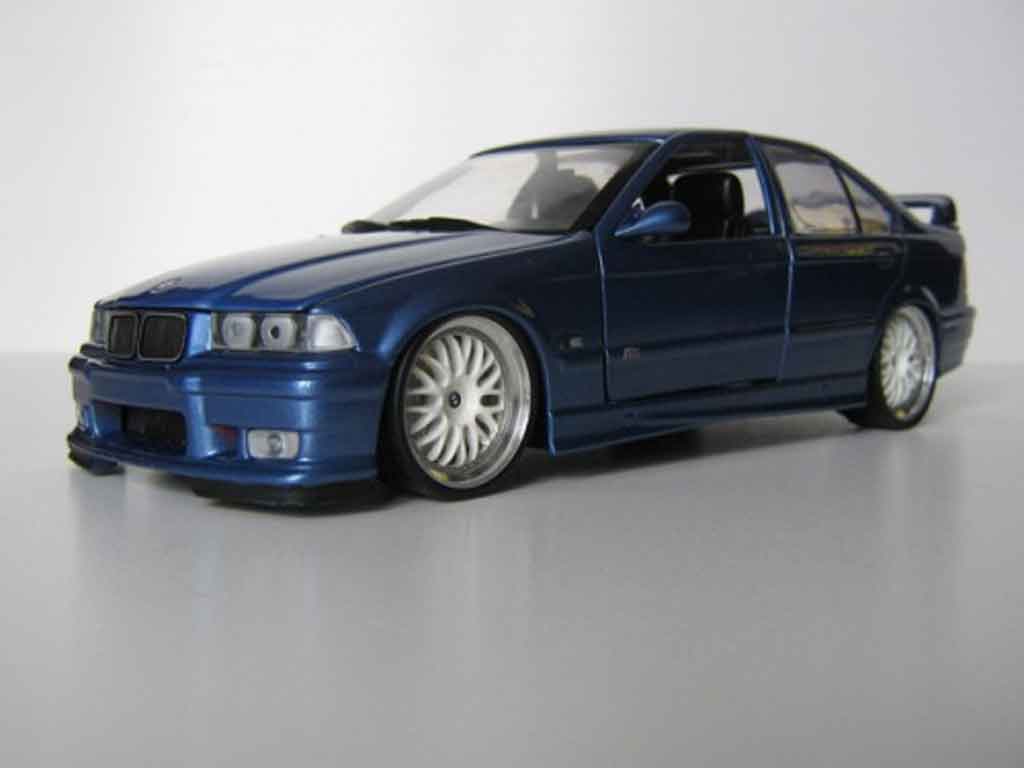 Bmw M3 E36 berline 1/18 Ut Models E36 berline blue estoril jantes bbs diecast model cars