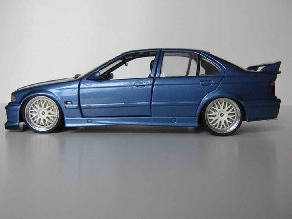 Bmw M3 coupe E36 berline blue estoril jantes bbs 1/18 Ut Models