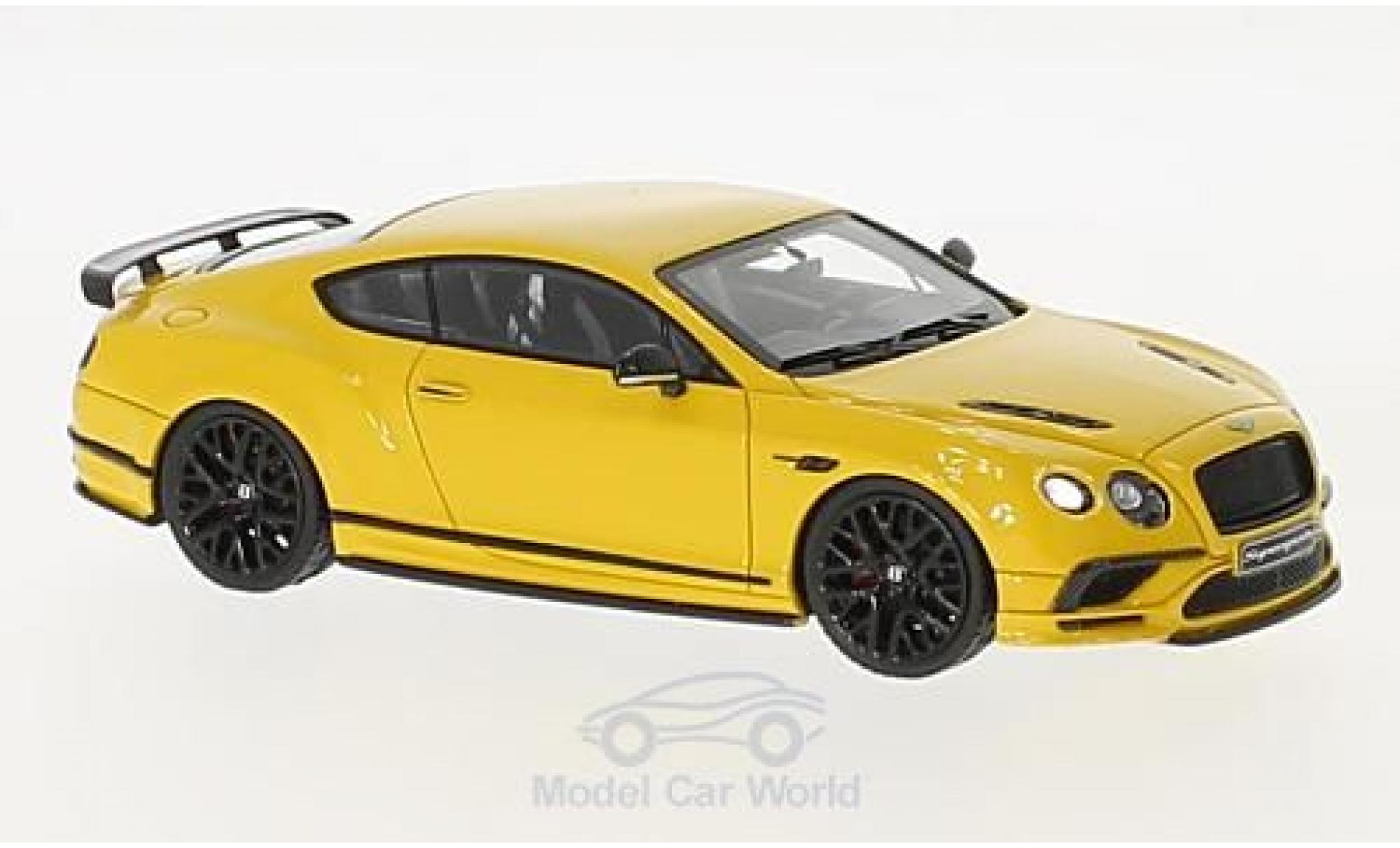 Bentley Continental 1/43 Look Smart Supersports yellow diecast model cars