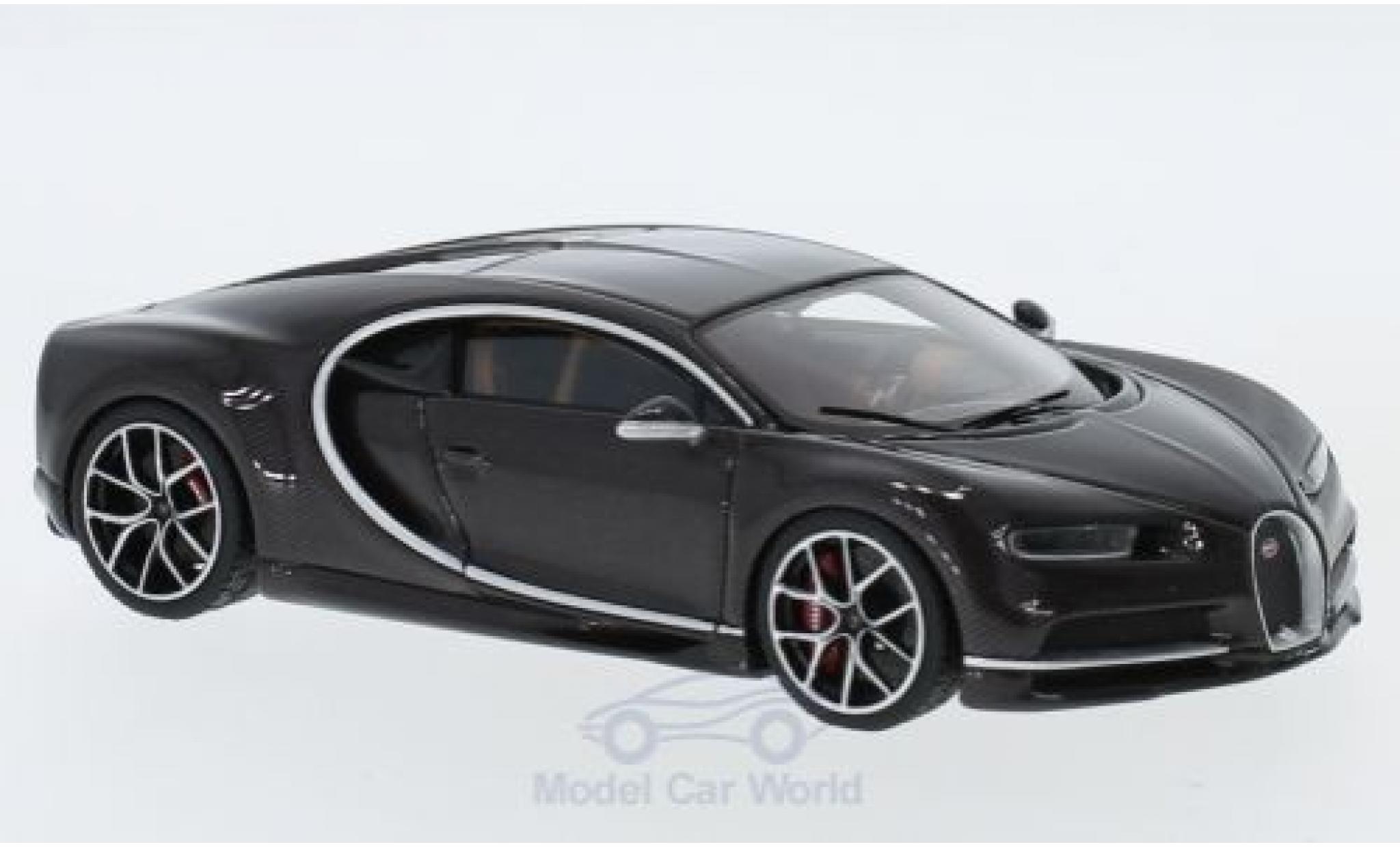 Bugatti Chiron 1/43 Look Smart brown/carbon diecast model cars