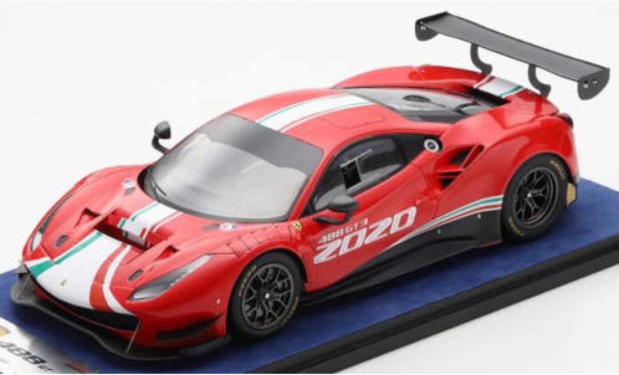 Ferrari 488 1/18 Look Smart EVO 2020 v&eacute;hicule de pr&eacute;sentation diecast model cars
