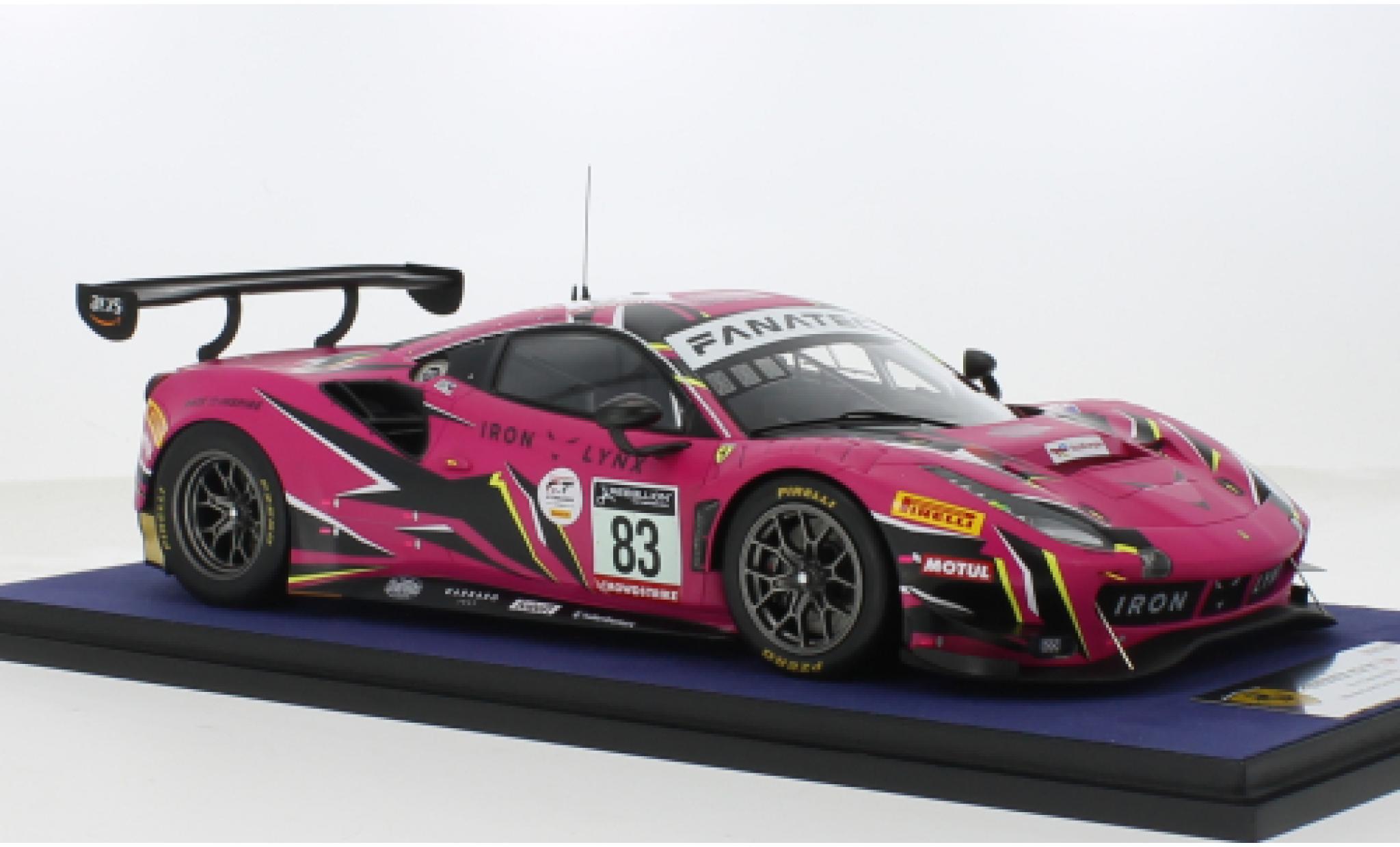 Ferrari 488 1/18 Look Smart GT3 EVO No.83 Iron Dames 24h Spa 2022 1:18 diecast model cars