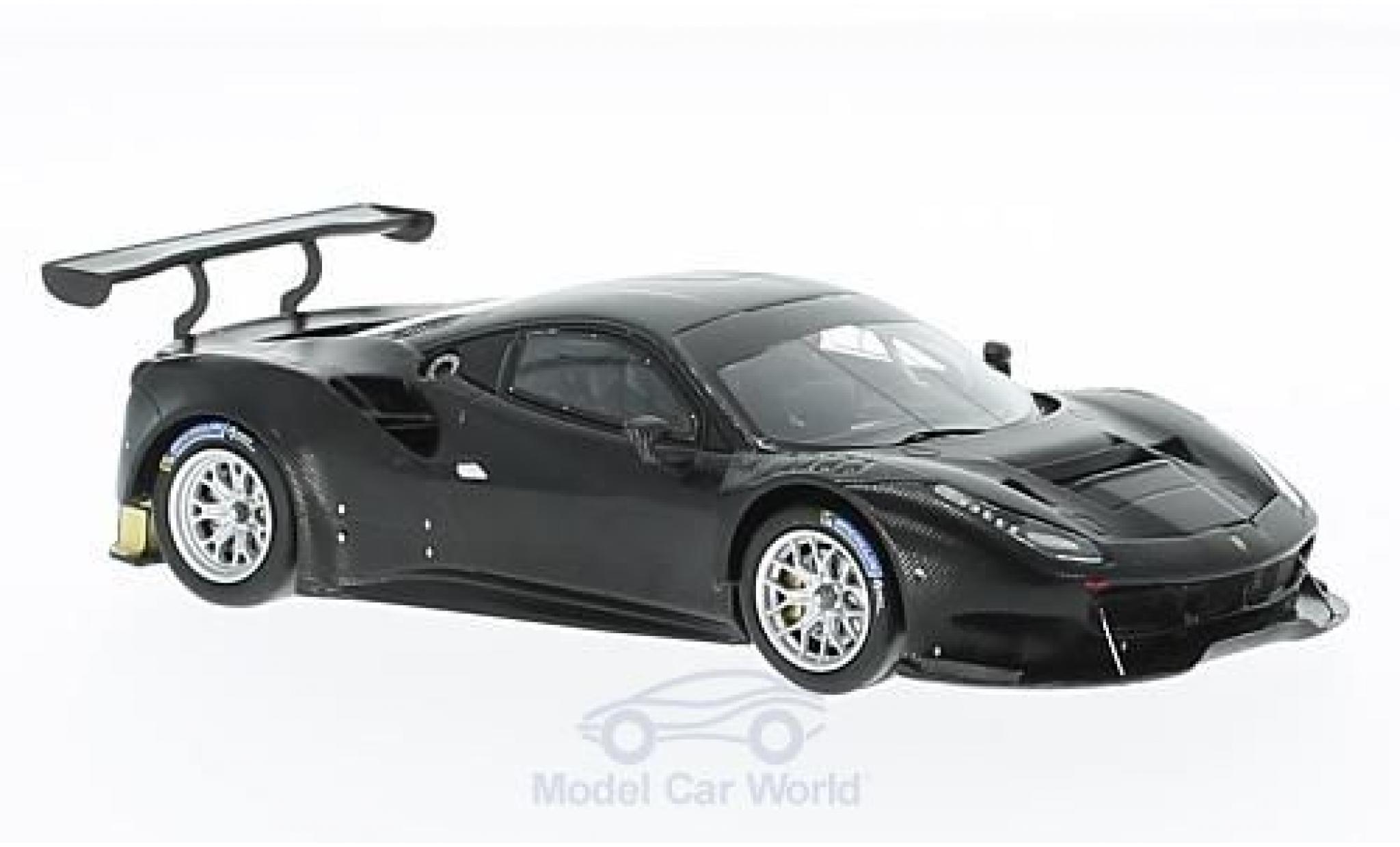 Ferrari 488 1/43 Look Smart GT3 black diecast model cars