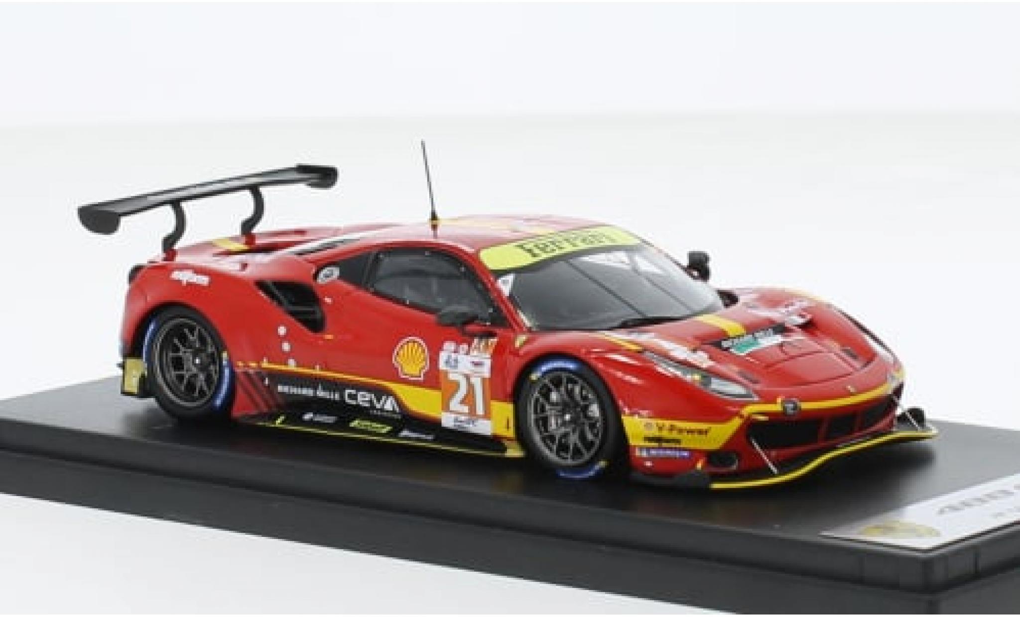 Ferrari 488 1/43 Look Smart GTE EVO No.21 AF Corse 24h Le Mans 2023 1:43 diecast model cars