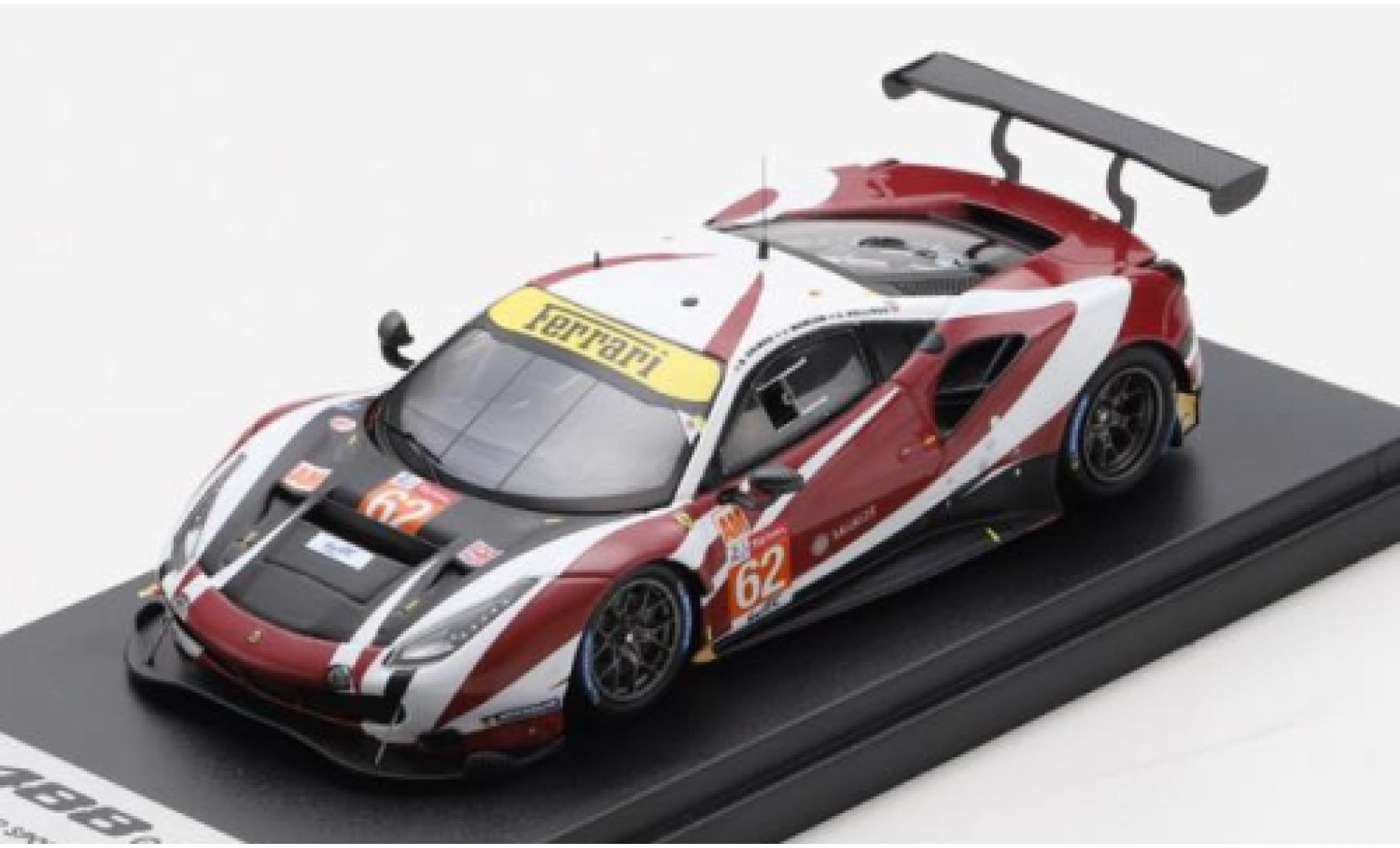 Ferrari 488 1/43 Look Smart GTE EVO No.62 Red River Sport 24h Le Mans 2020 B.Grimes/C.Hollings/J.Mowlem diecast model cars