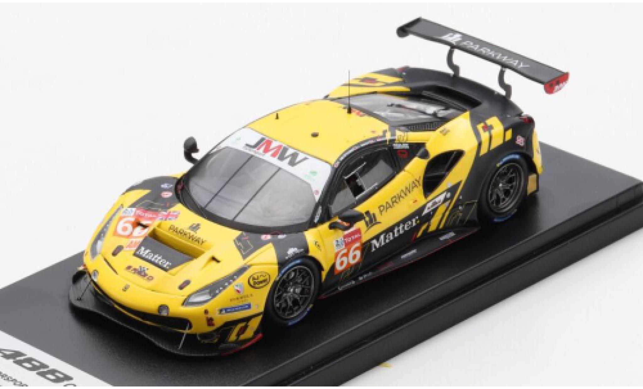 Ferrari 488 1/43 Look Smart GTE EVO No.66 JMW Motorsport 24h Le Mans 2020 R.Heistand/J.Magnussen/M.Root diecast model cars