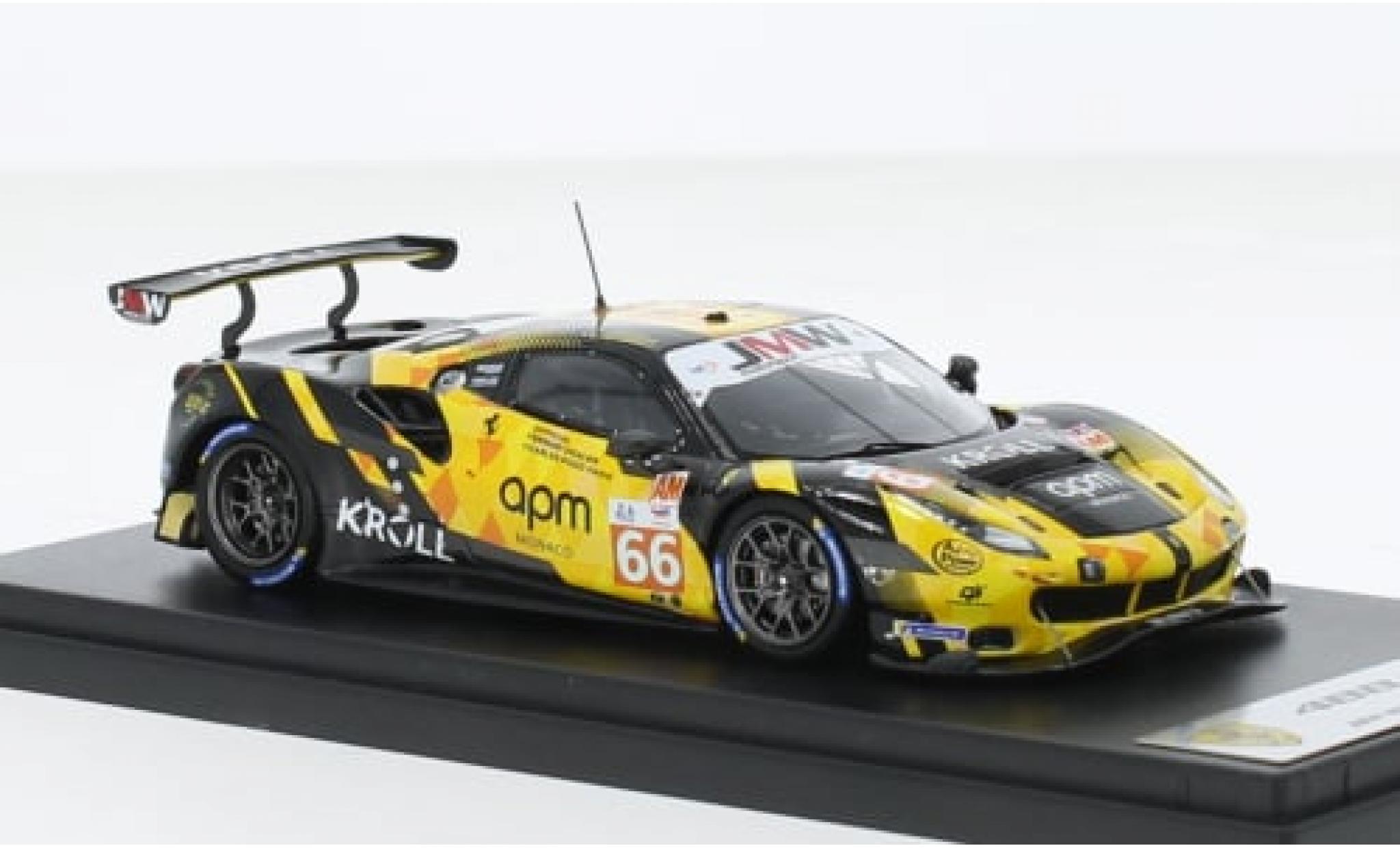Ferrari 488 1/43 Look Smart GTE EVO No.66 JMW Motorsport 24h Le Mans 2023 1:43 diecast model cars