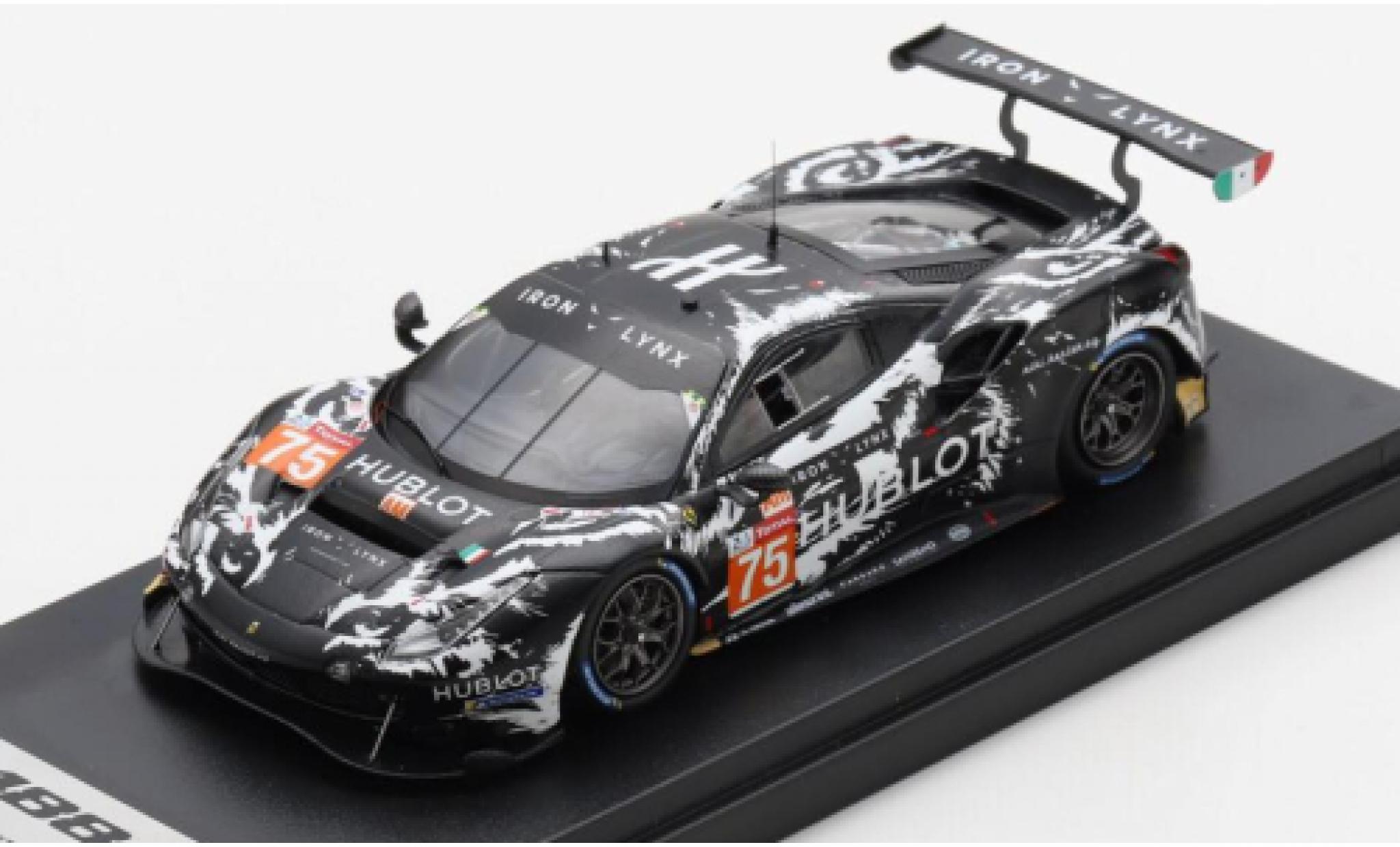 Ferrari 488 1/43 Look Smart GTE EVO No.75 Iron Lynx 24h Le Mans 2020 M.Cressoni/R.Mastronardi/A.Piccini diecast model cars