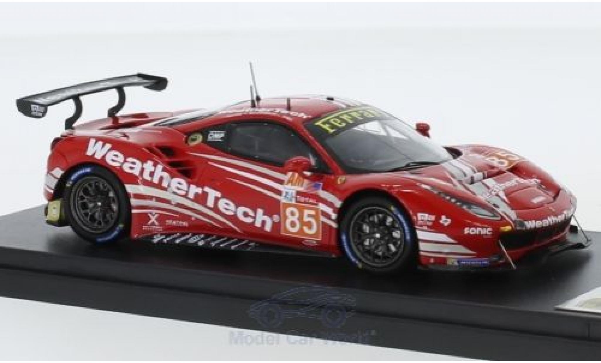 Ferrari 488 1/43 Look Smart GTE No.85 Keating Motorsports 24h Le Mans 2018 B.Keating/J.Bleekemolen/L.Stolz diecast model cars