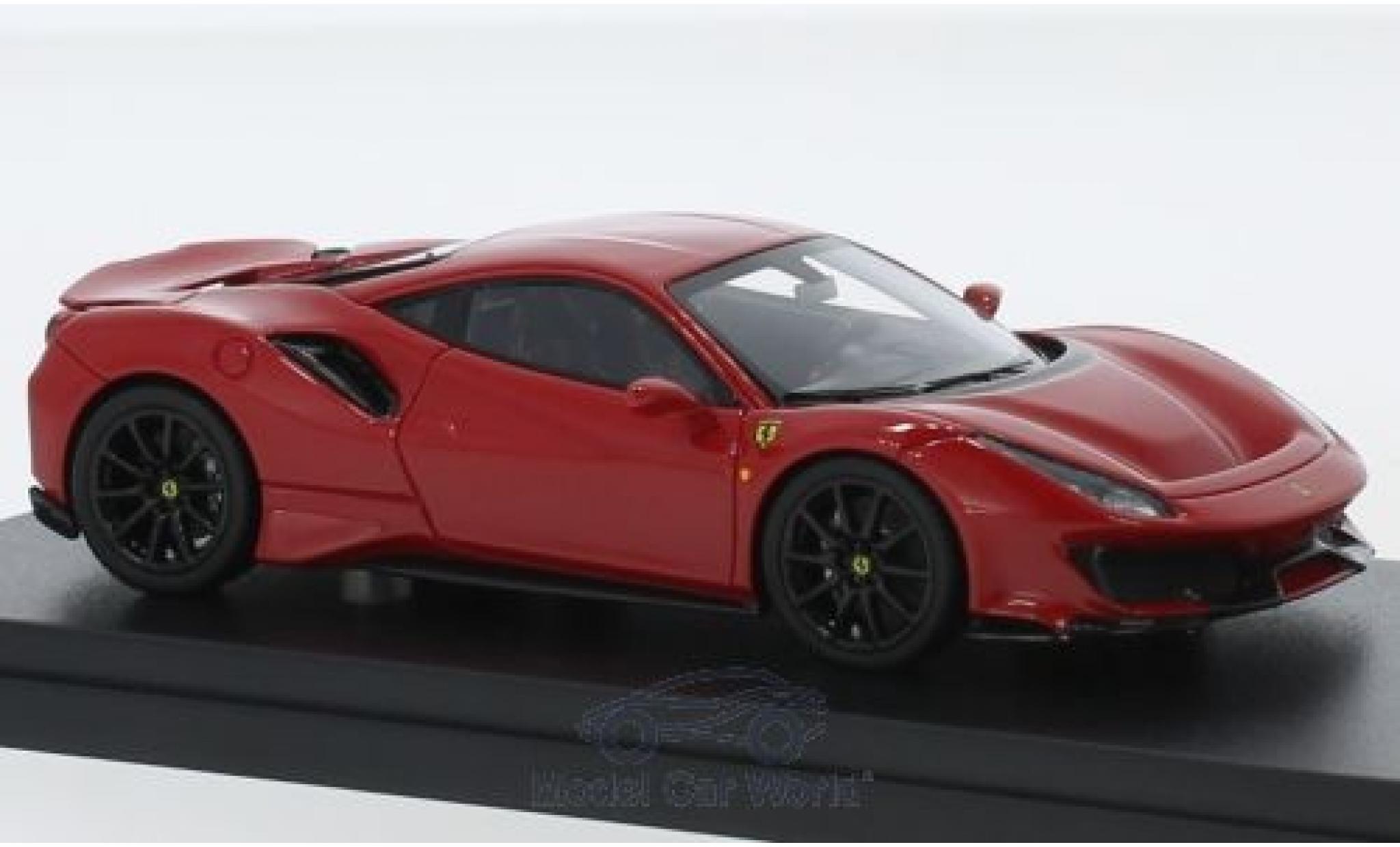 Ferrari 488 1/43 Look Smart Pista red diecast model cars