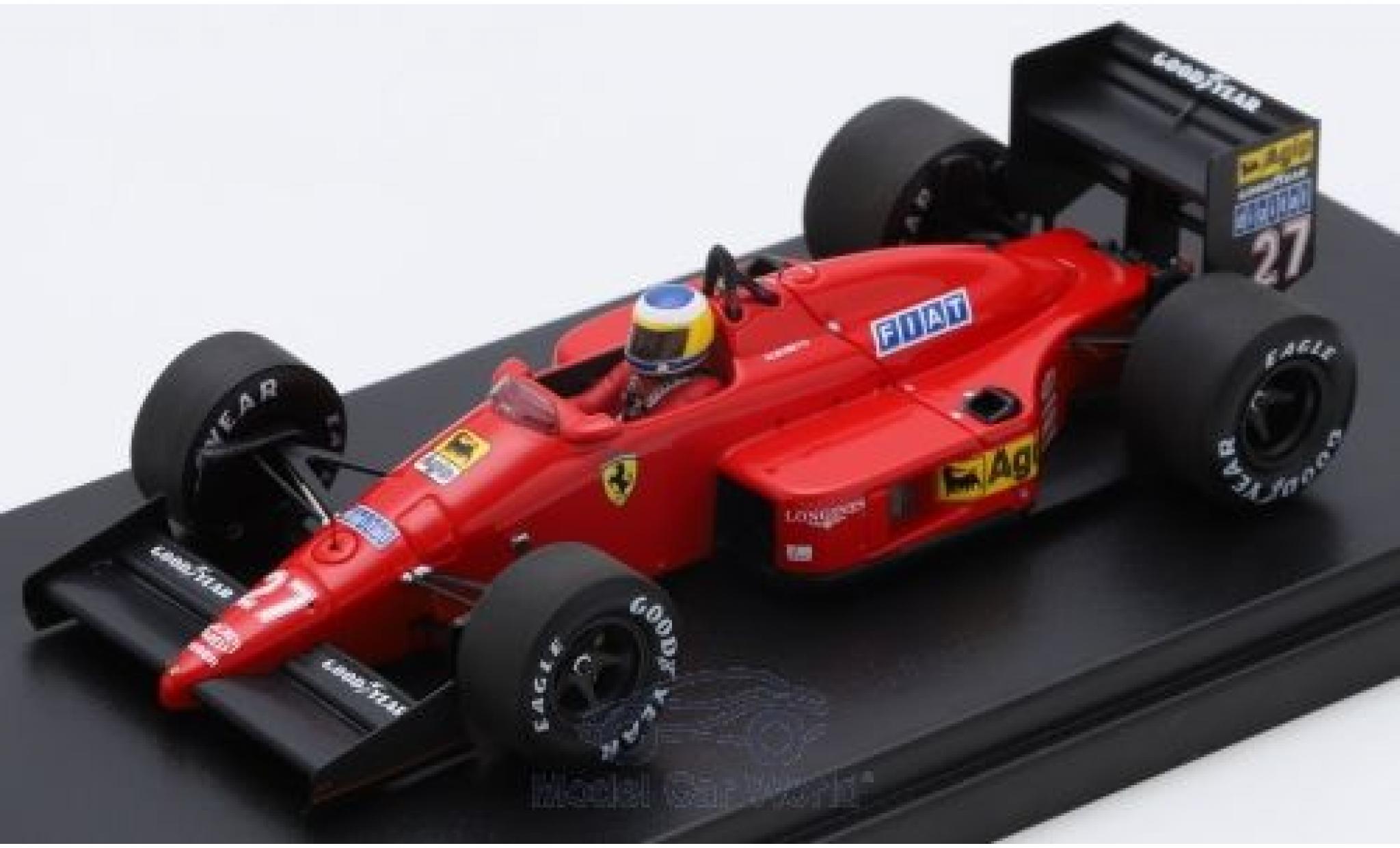 Ferrari F1 1/43 Look Smart /87 No.27 Scuderia Formel 1 GP Monaco 1987 M.Alboreto diecast model cars