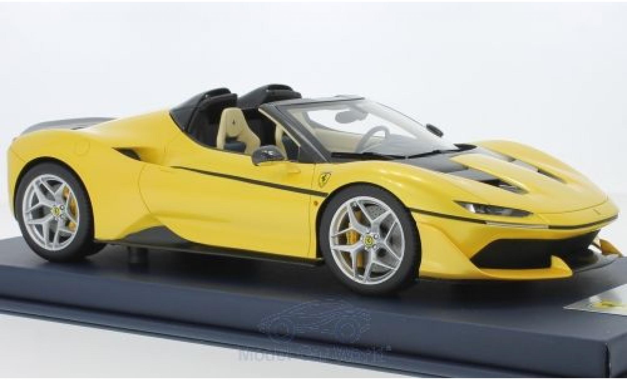 Ferrari J50 1/18 Look Smart metallic yellow diecast model cars