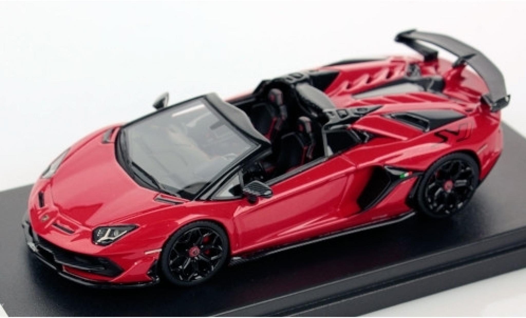 Lamborghini Aventador 1/43 Look Smart SVJ Roadster red 2019 diecast model cars