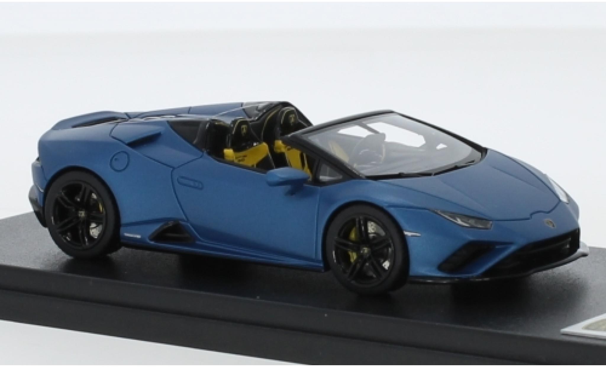 Lamborghini Huracan 1/43 Look Smart Evo RWD Spyder matt-blue 2019 diecast model cars