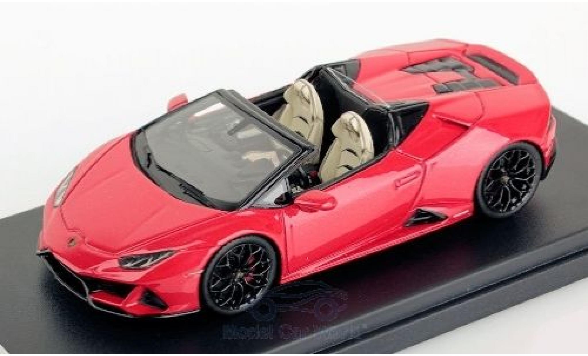 Lamborghini Huracan 1/43 Look Smart Evo Spyder red 2019 diecast model cars