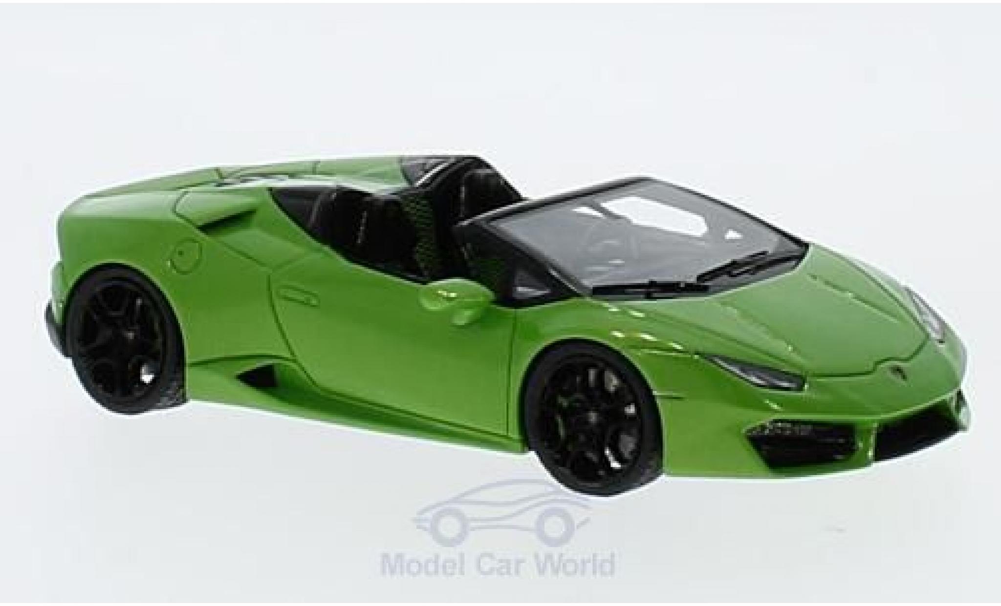 Lamborghini Huracan 1/43 Look Smart LP 580-2 Spyder metallic green diecast model cars
