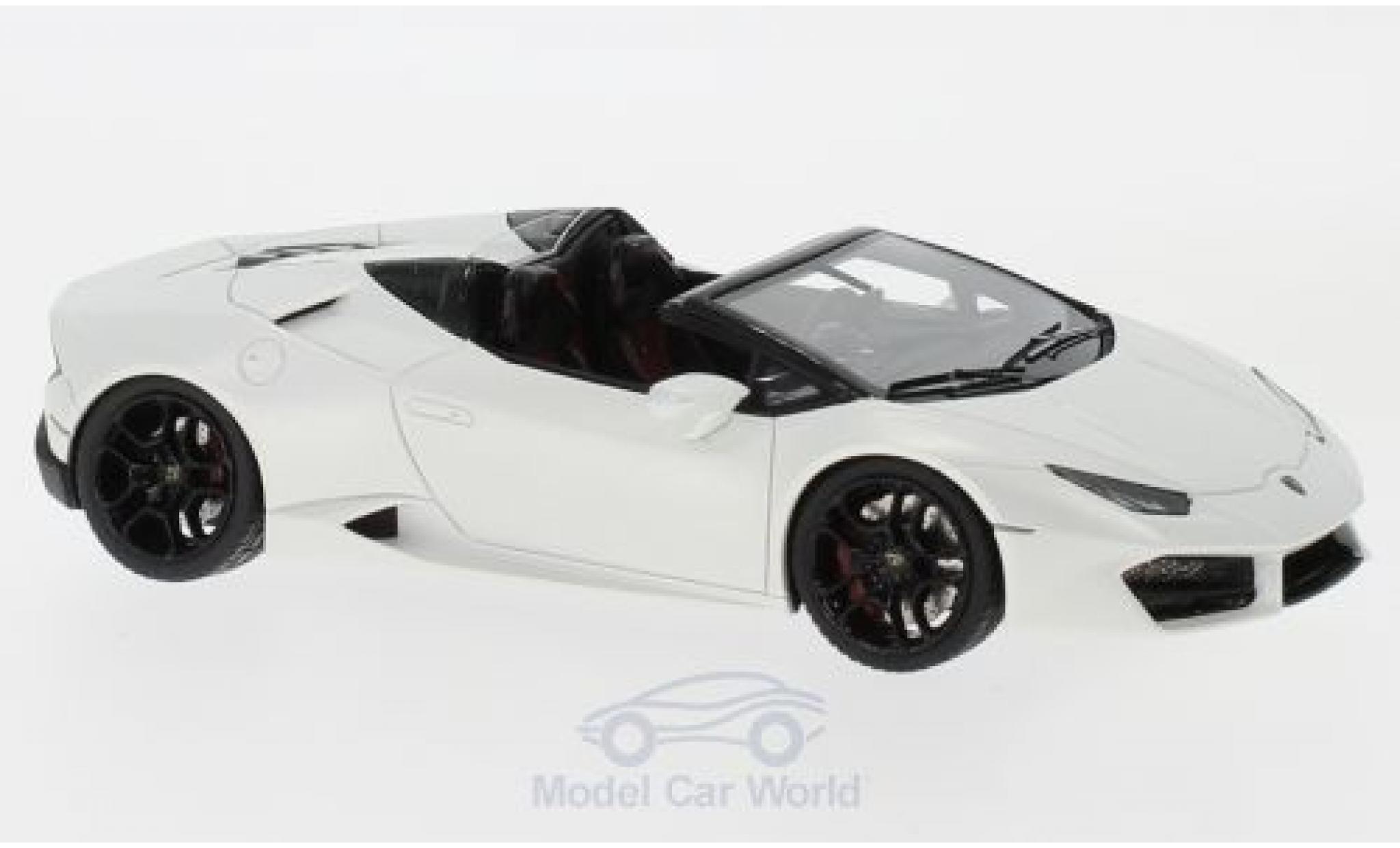 Lamborghini Huracan 1/43 Look Smart LP 580-2 Spyder metallic white diecast model cars