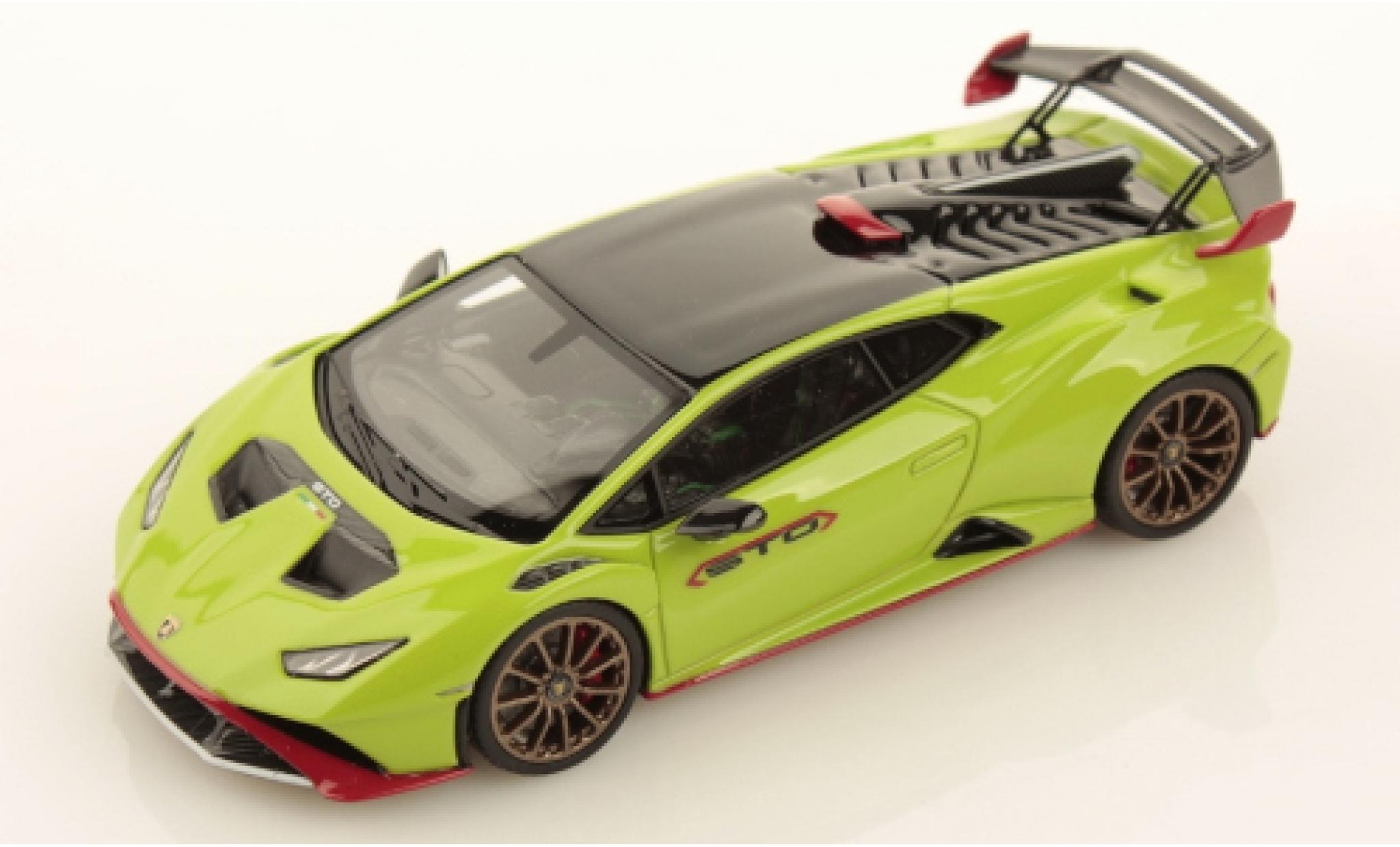 Lamborghini Huracan 1/43 Look Smart STO green/red 2021 diecast model cars