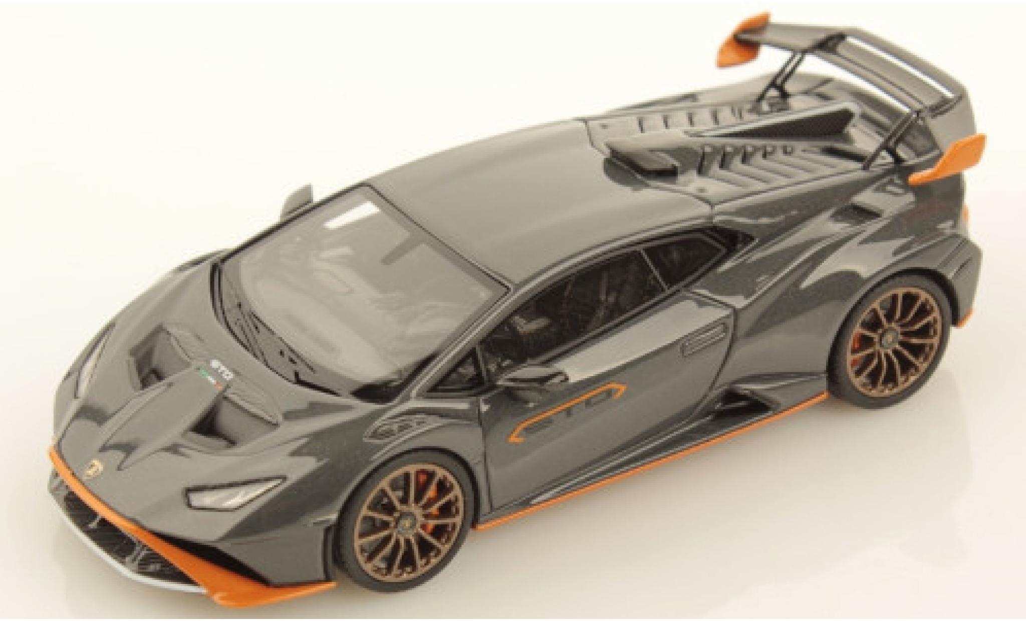 Lamborghini Huracan 1/43 Look Smart STO metallic grey/metallic orange diecast model cars