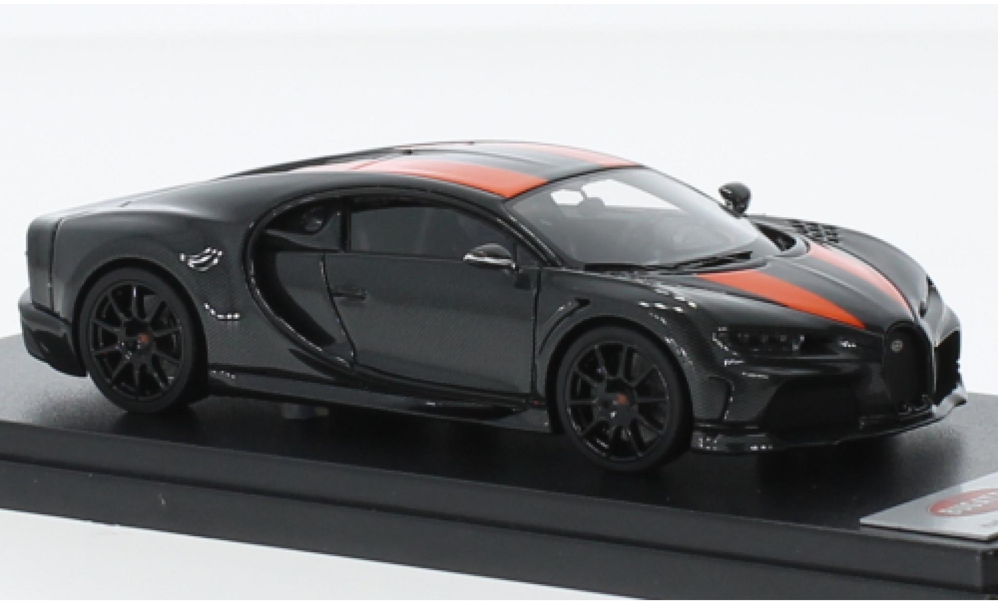 Bugatti Chiron 1/43 Look Smart Super Sport 300+ carbon/orange 2022 diecast model cars