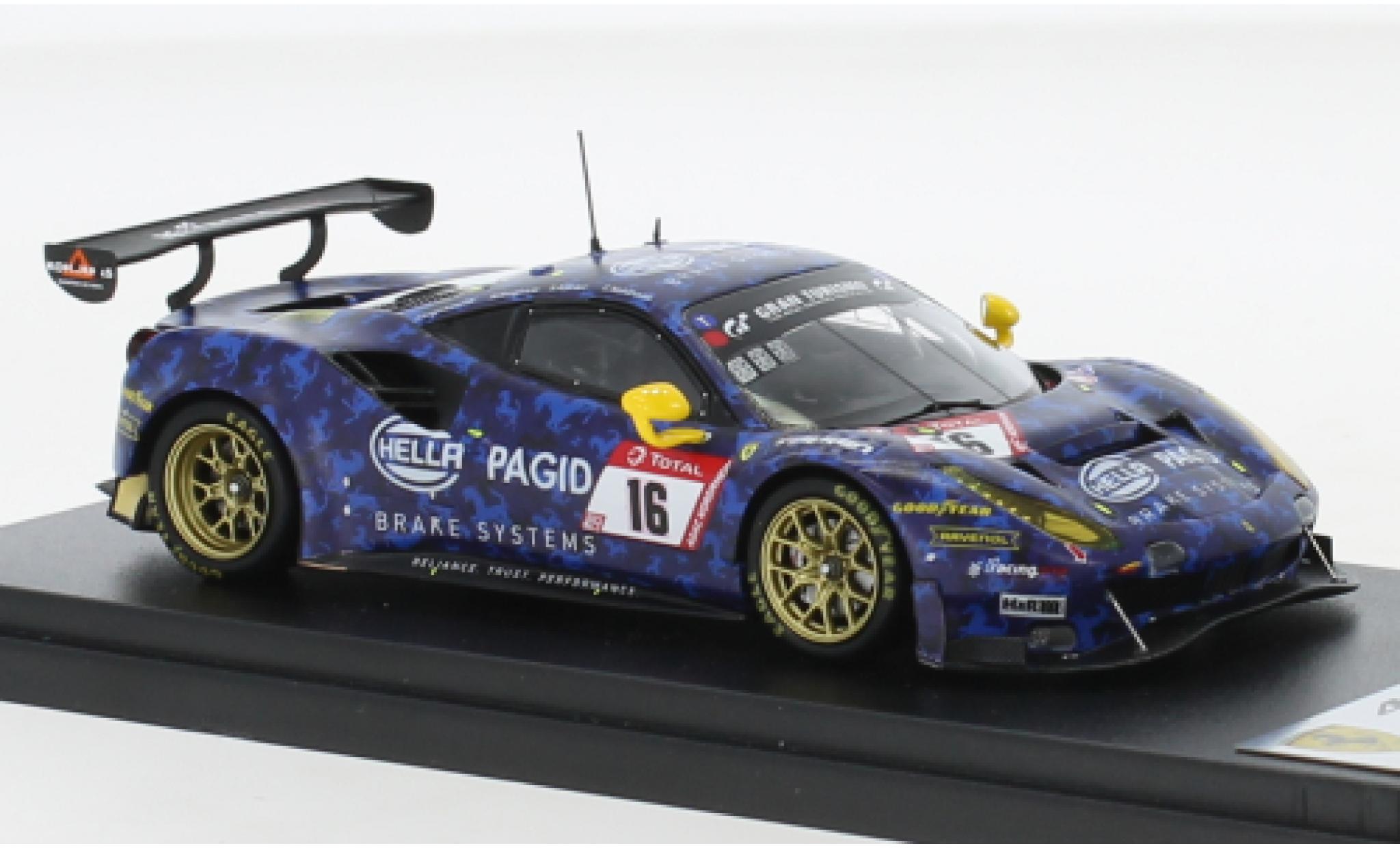 Ferrari 488 1/43 Look Smart GT3 EVO No.16 Hella Pagid - Racing One 24h N&uuml;rburgring 2021 diecast model cars